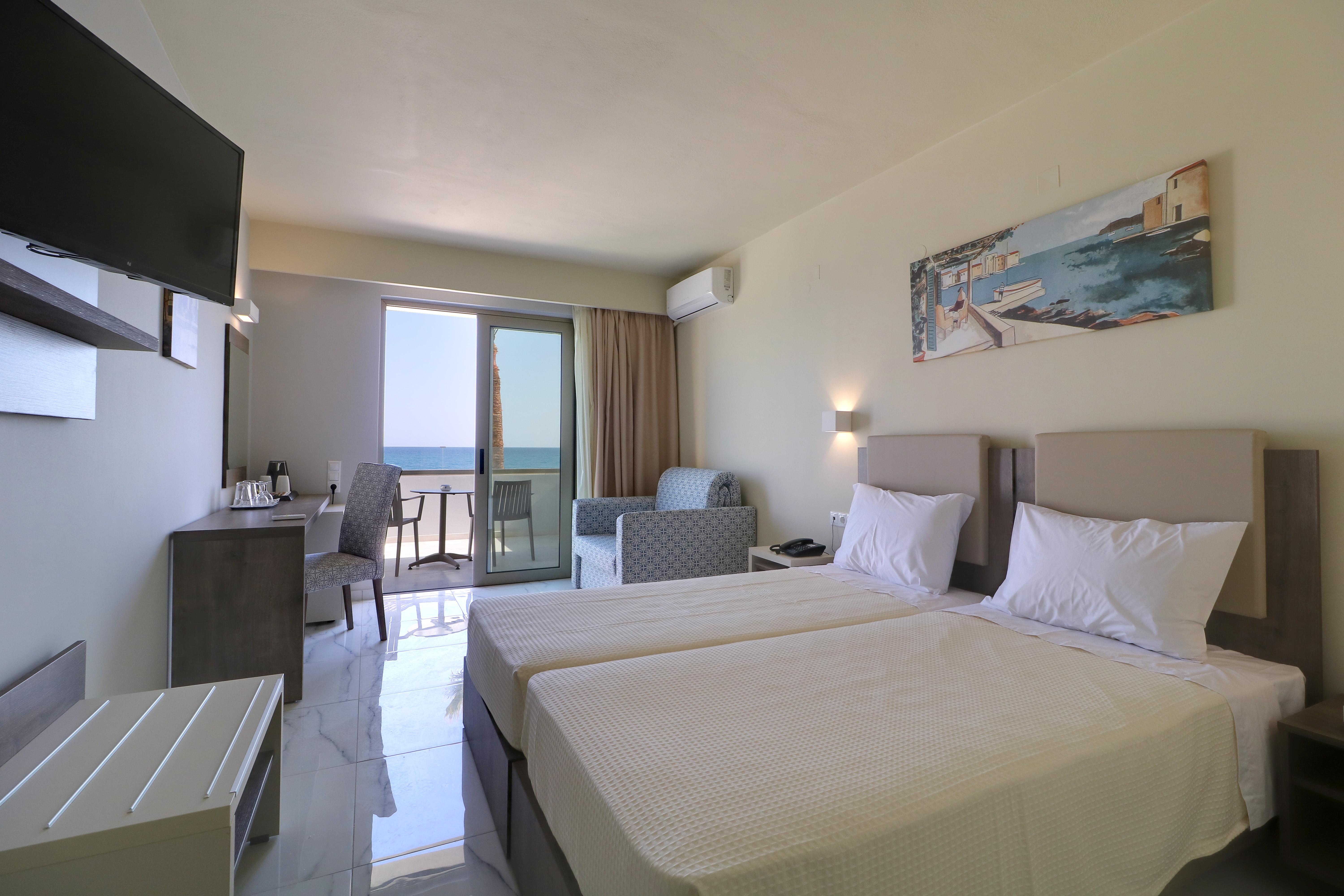 Bomo Rethymno Beach Stavromenos Exteriör bild