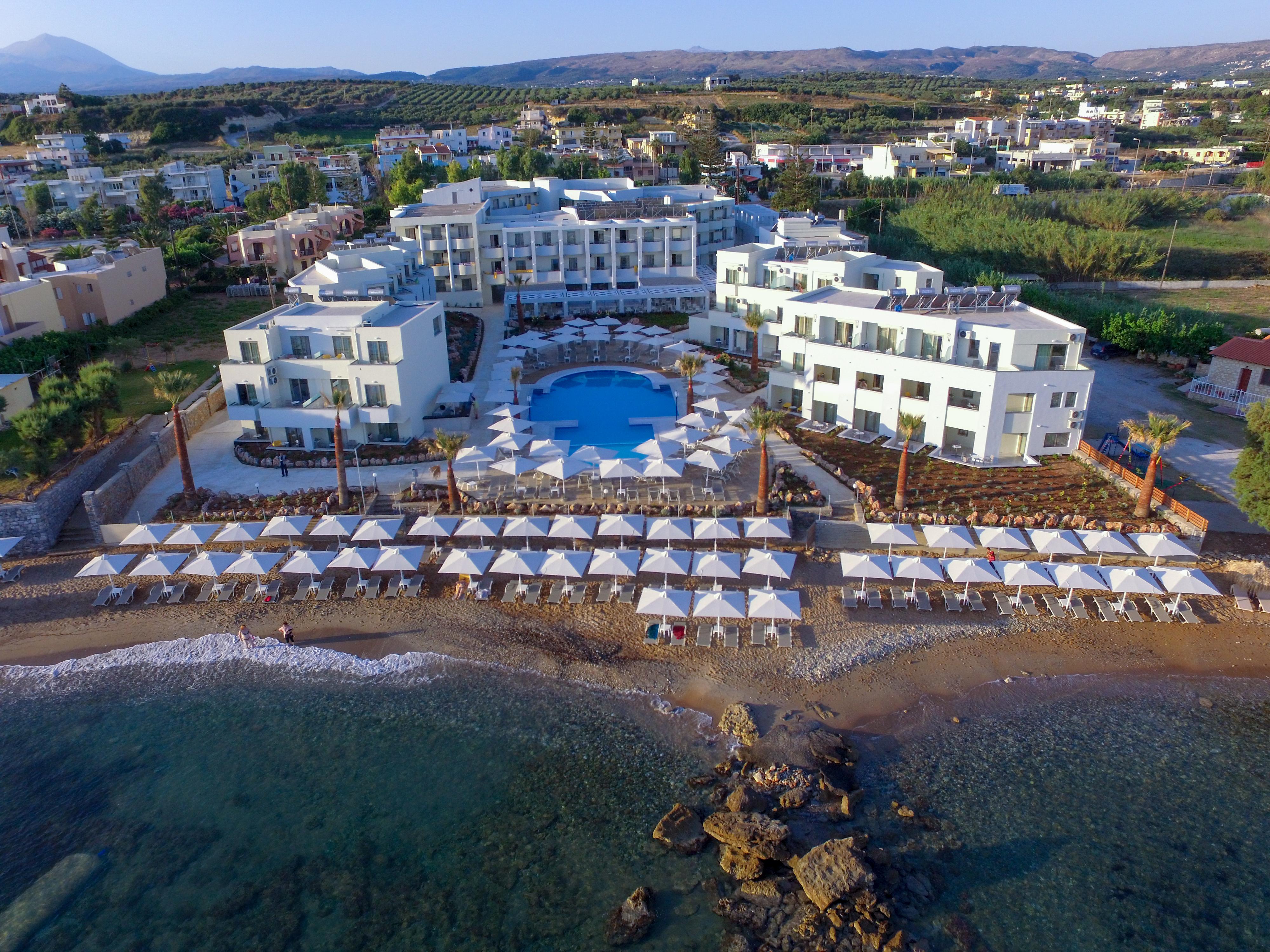 Bomo Rethymno Beach Stavromenos Exteriör bild