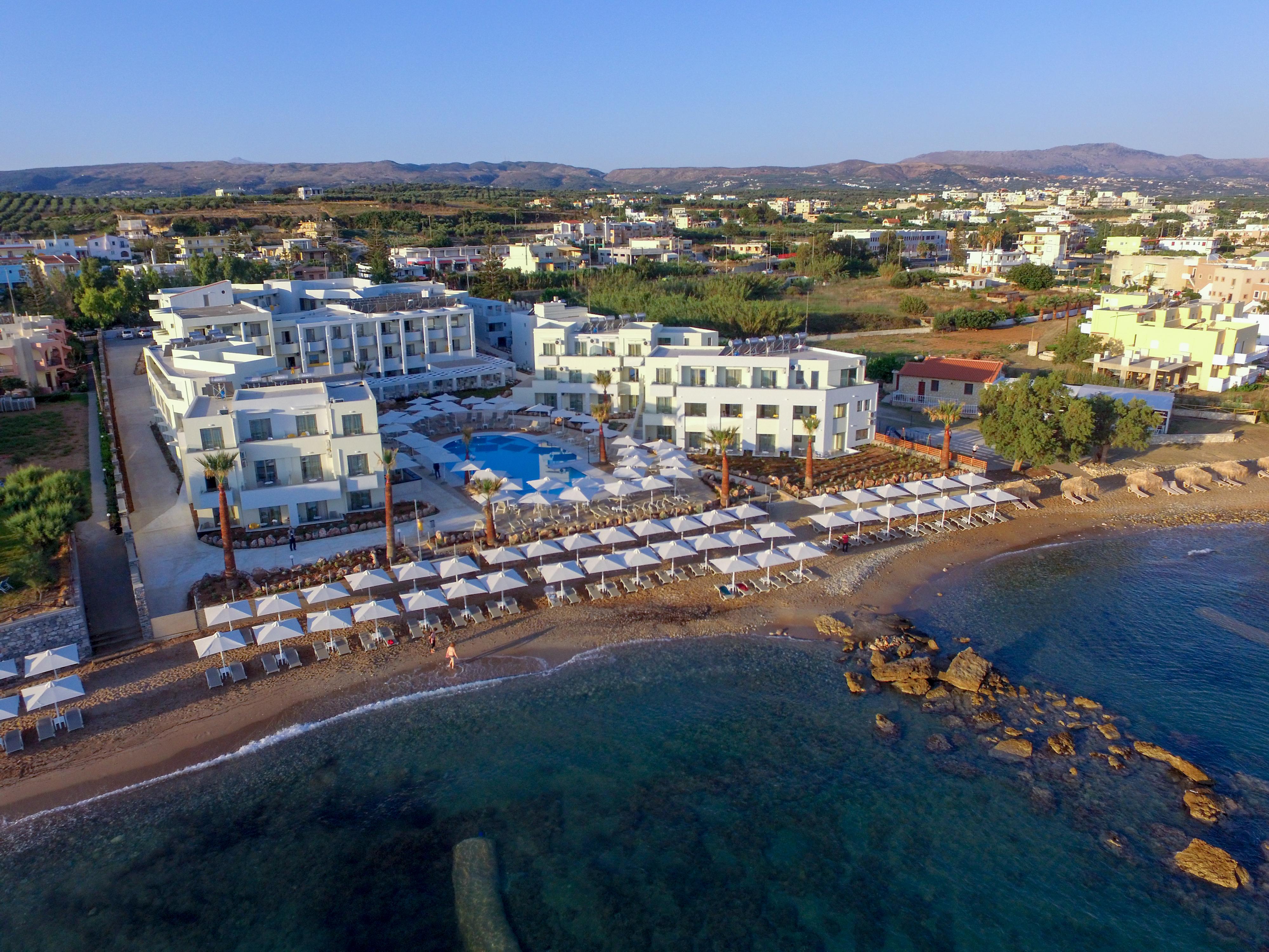 Bomo Rethymno Beach Stavromenos Exteriör bild