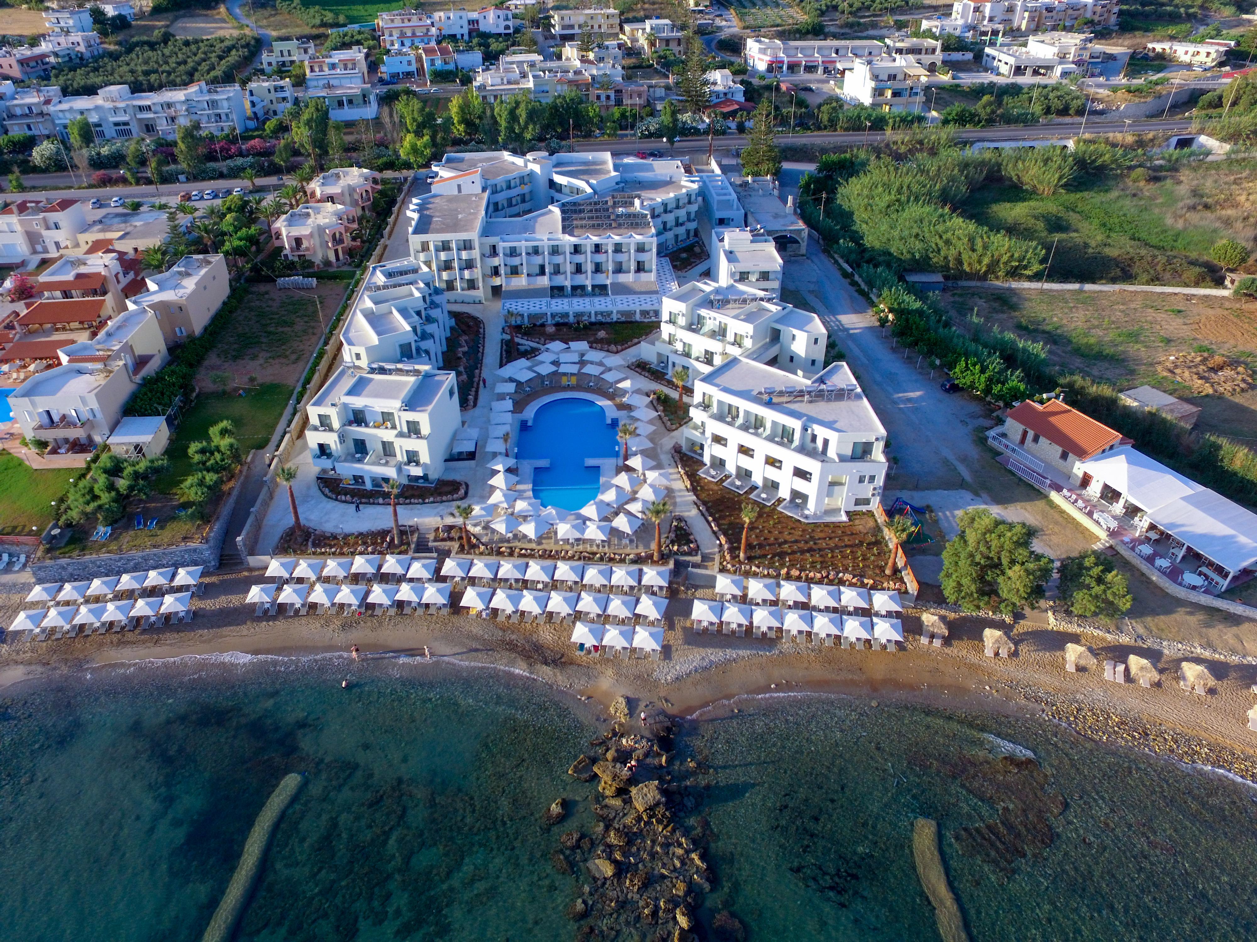 Bomo Rethymno Beach Stavromenos Exteriör bild