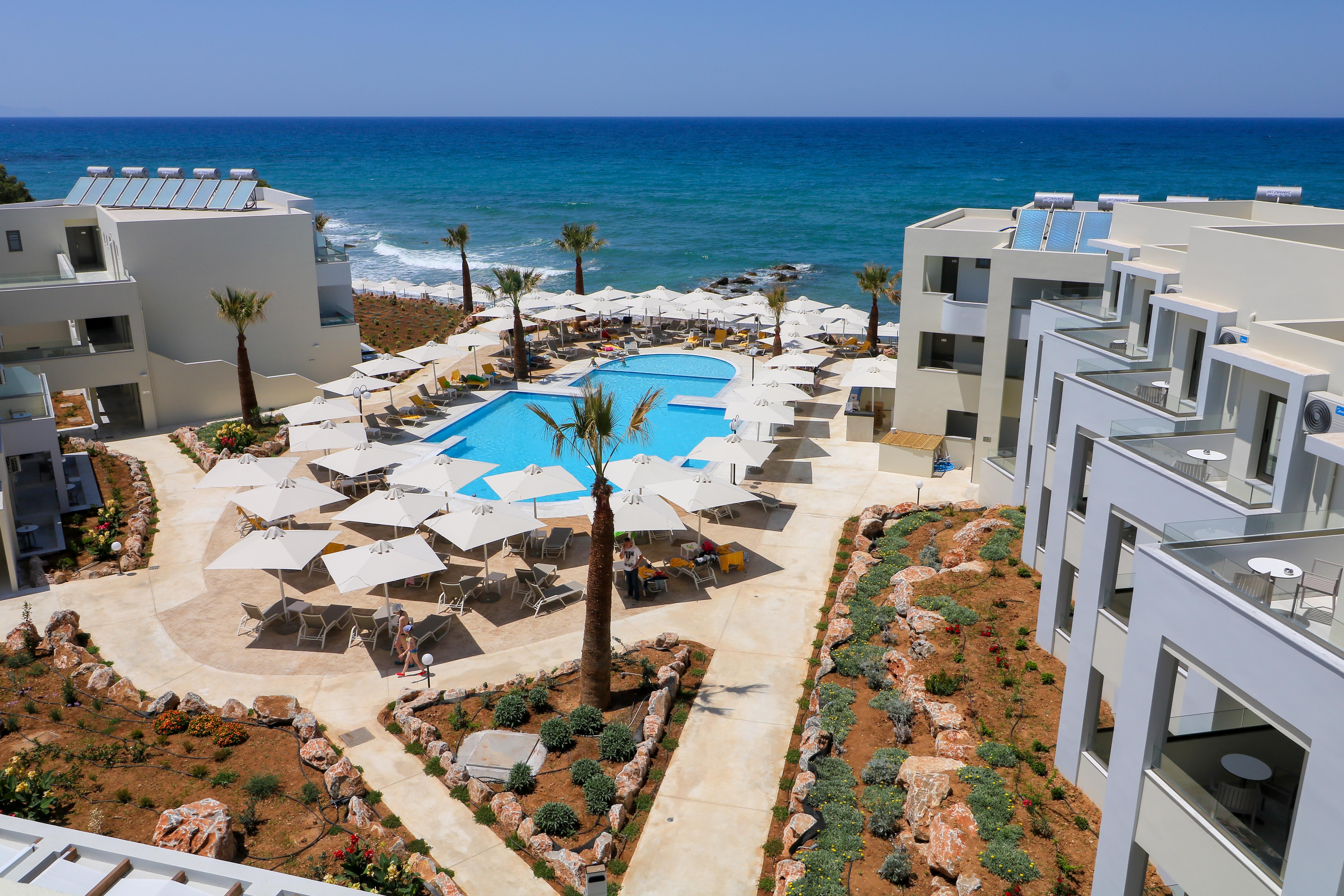 Bomo Rethymno Beach Stavromenos Exteriör bild